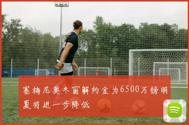塞梅尼奥冬窗解约金为6500万镑明夏将进一步降低